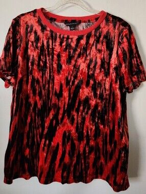 Rock & Republic Crushed Velvet Top Edgy Vampirecore Rocker Chick Grunge Medium